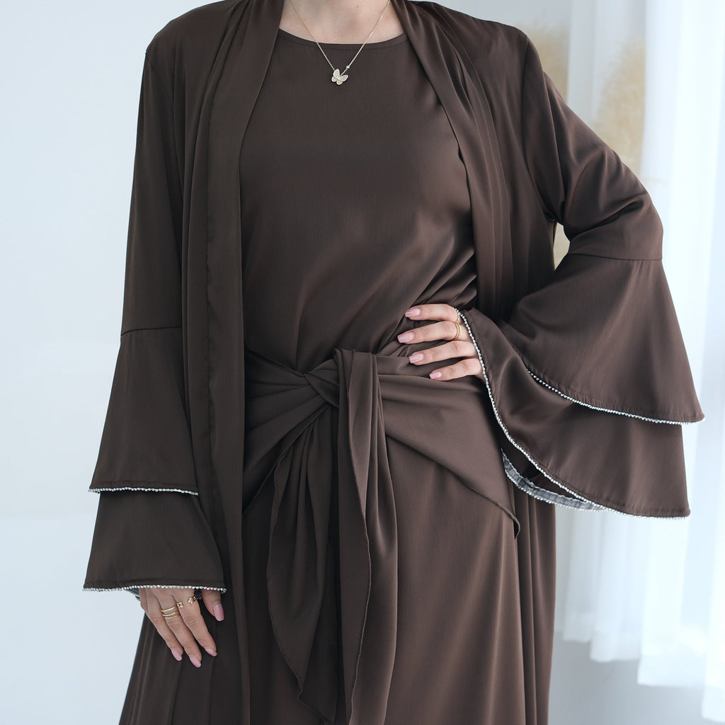 3 Piece Elegant Abaya
