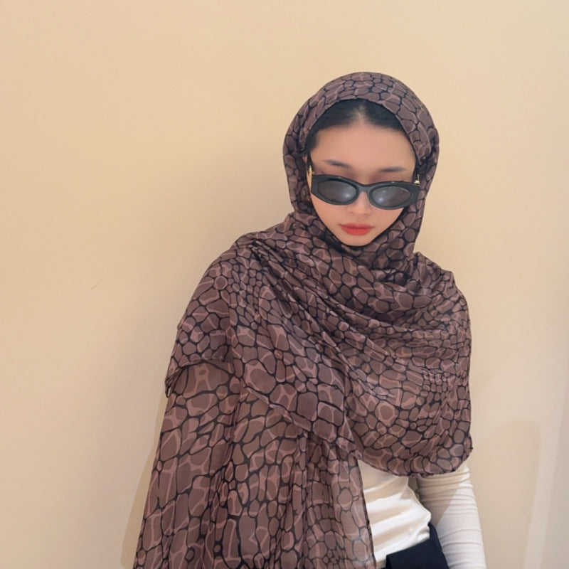 Fashion Watercolor Soft Hijab Scarf