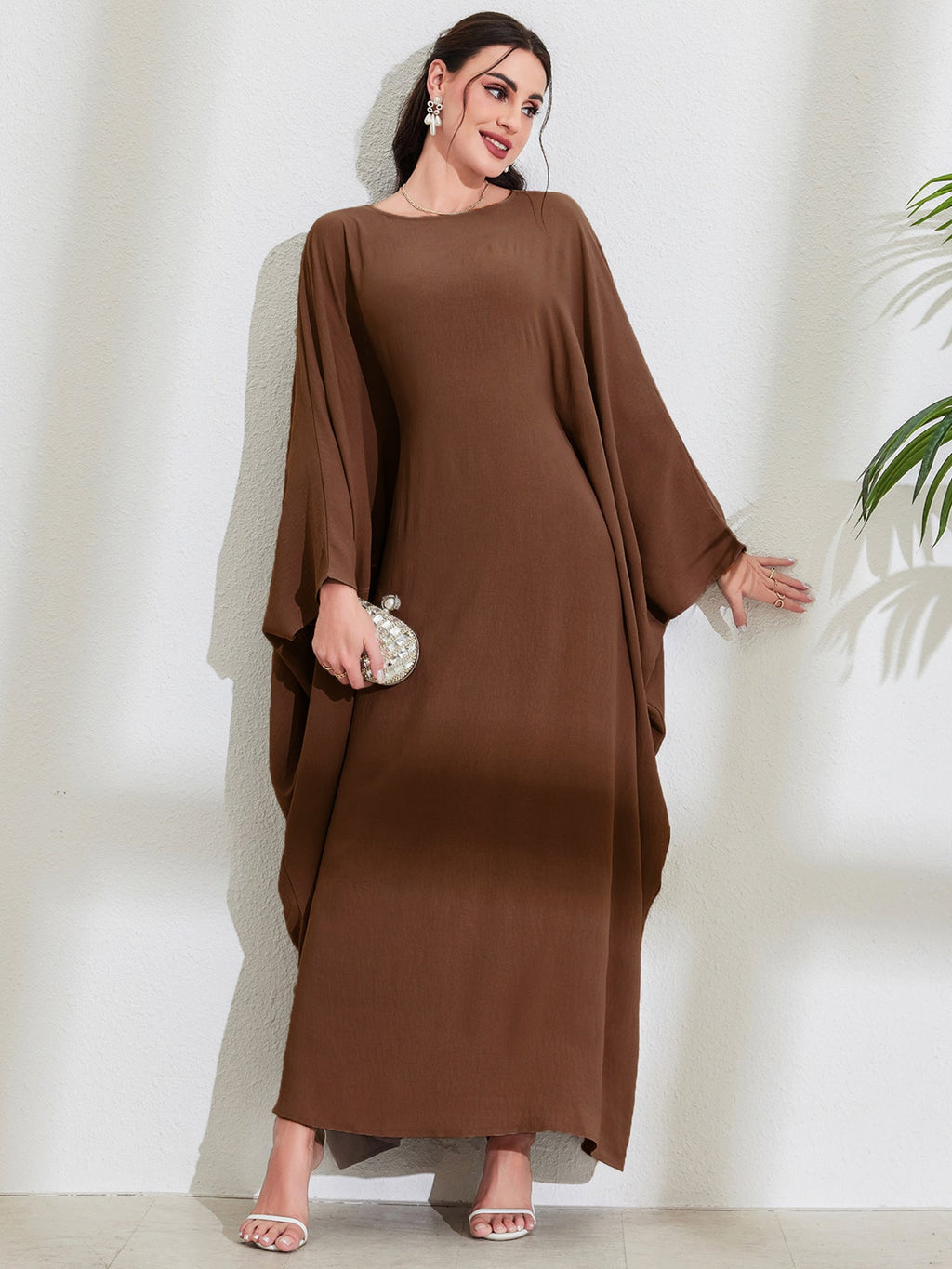 Modest Hidden Adjustable Belt Oversized Abaya