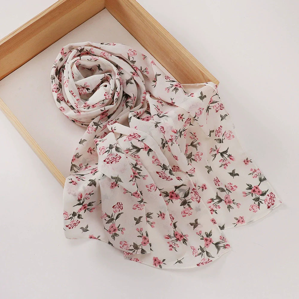 Rose Flower Printed Hijab