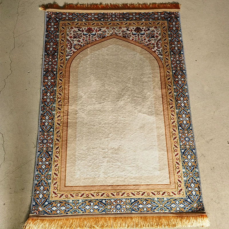 Ramadan Floral Prayer Rug - TR-4