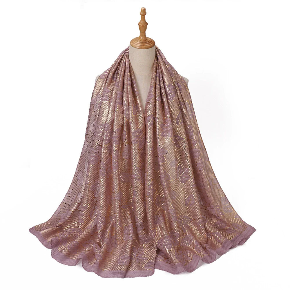 Maple Leaf Printed Hijab