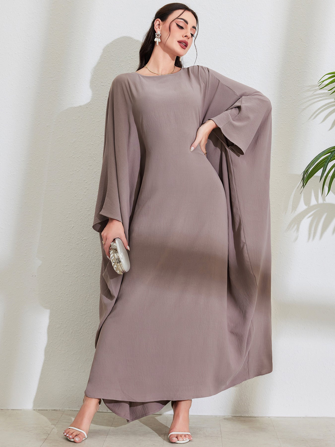Modest Hidden Adjustable Belt Oversized Abaya