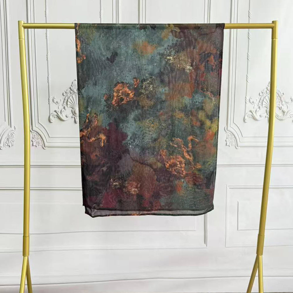 Watercolor Printed Hijab