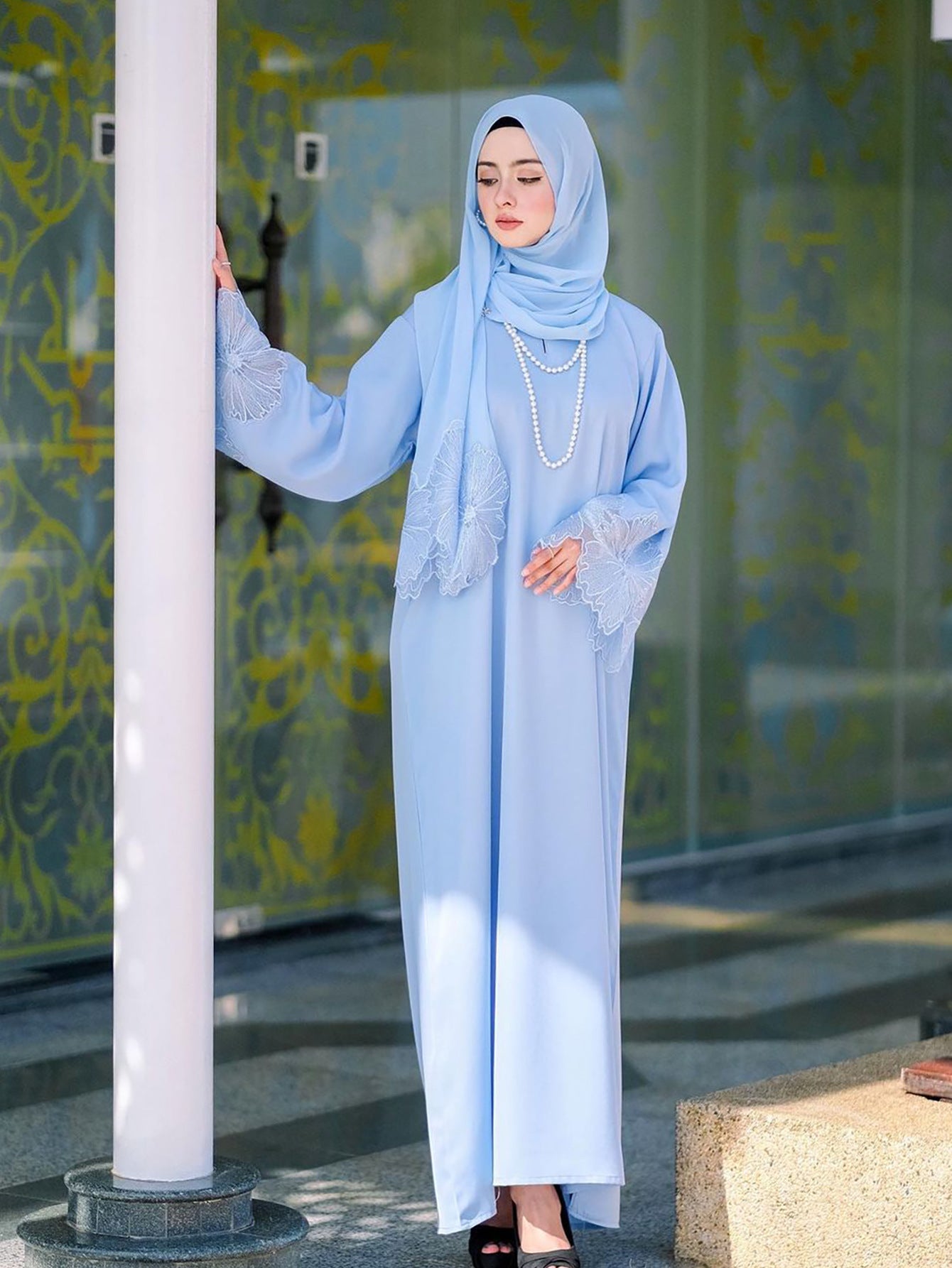 Flora Sleeve Soli Abaya