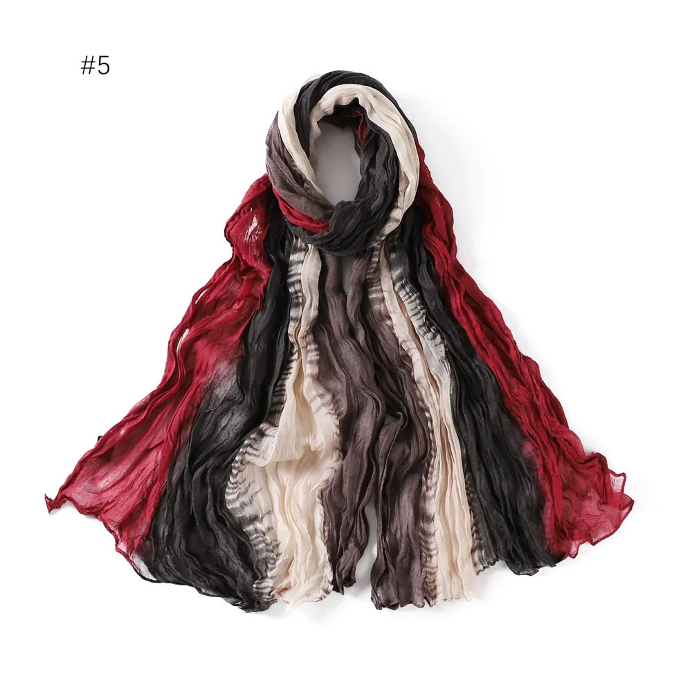 Rainbow Colored Twisted Hijab