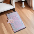 Ramadan Portable Prayer Rug with Fabric Bag - A Pink
