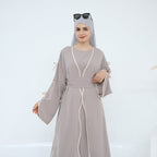 Bow Sleeve Abaya Set