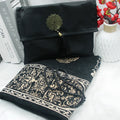 Ramadan Portable Prayer Rug with Fabric Bag - B Black 1