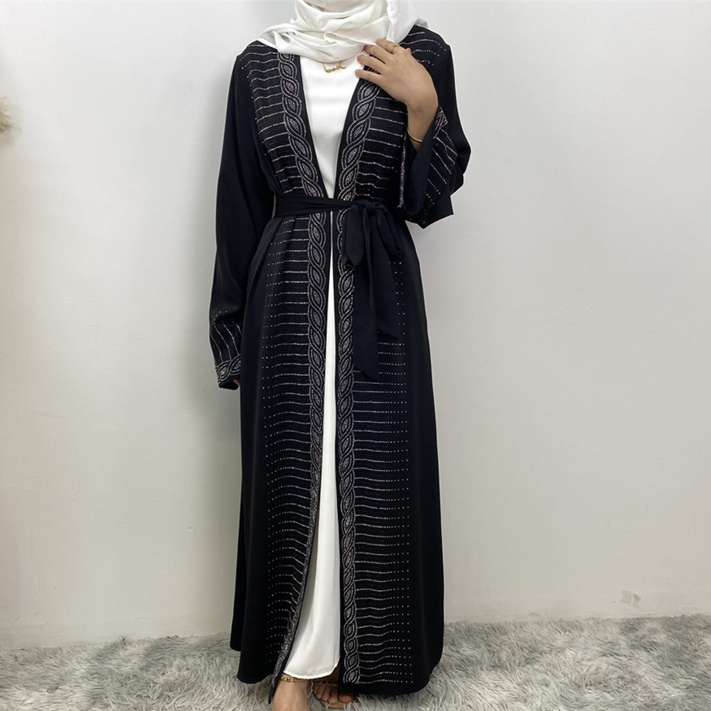Twists Hot Drilling Abaya
