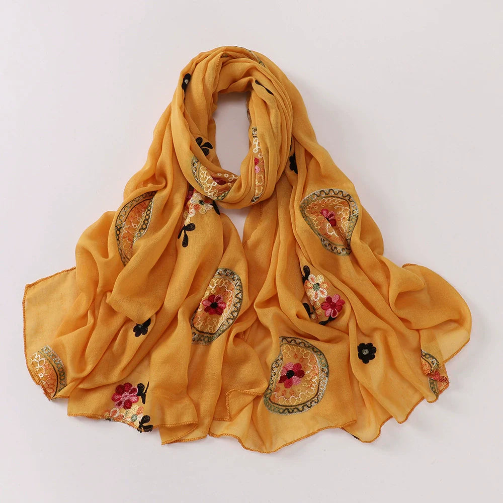 Bohemian Embroidered Hijab