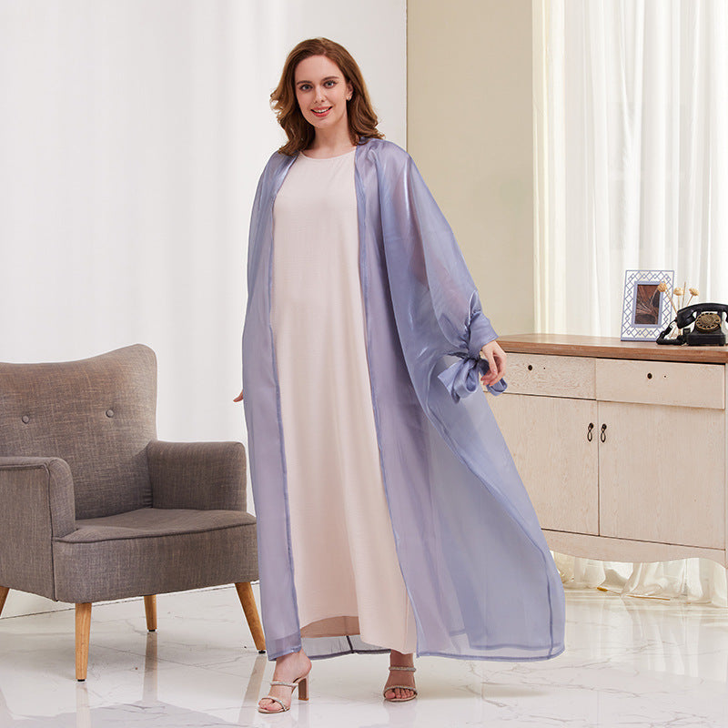 Puff Sleeve Cardigan Abayas