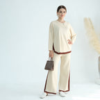 2 Pcs Thickened Knitted Set