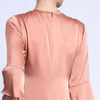 Double Layered Flared Sleeve Dress