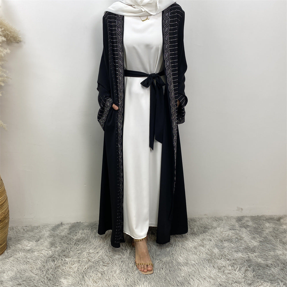 Twists Hot Drilling Abaya