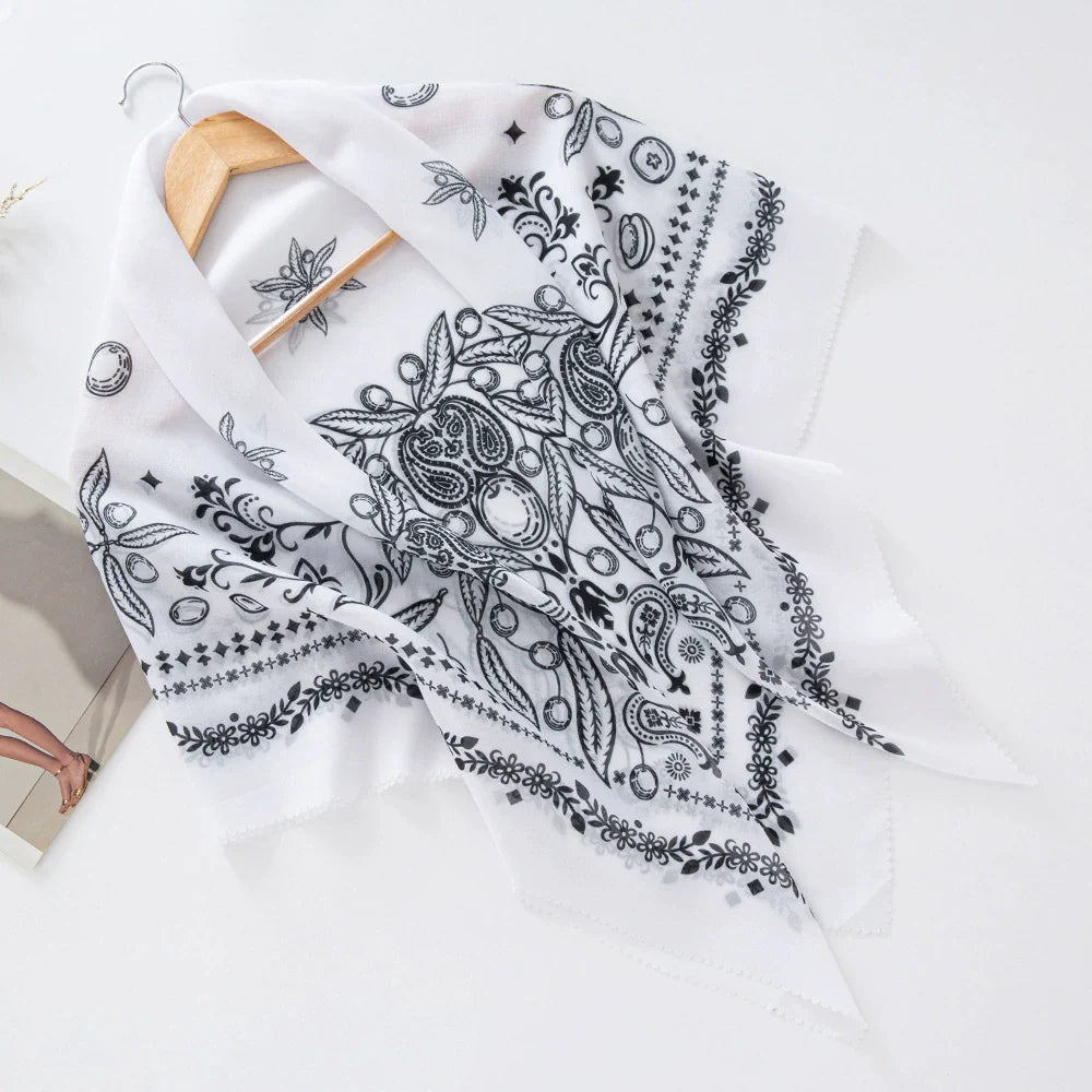 100 Color Wave Printed Hijab 26-50