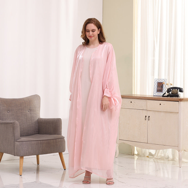 Puff Sleeve Cardigan Abayas