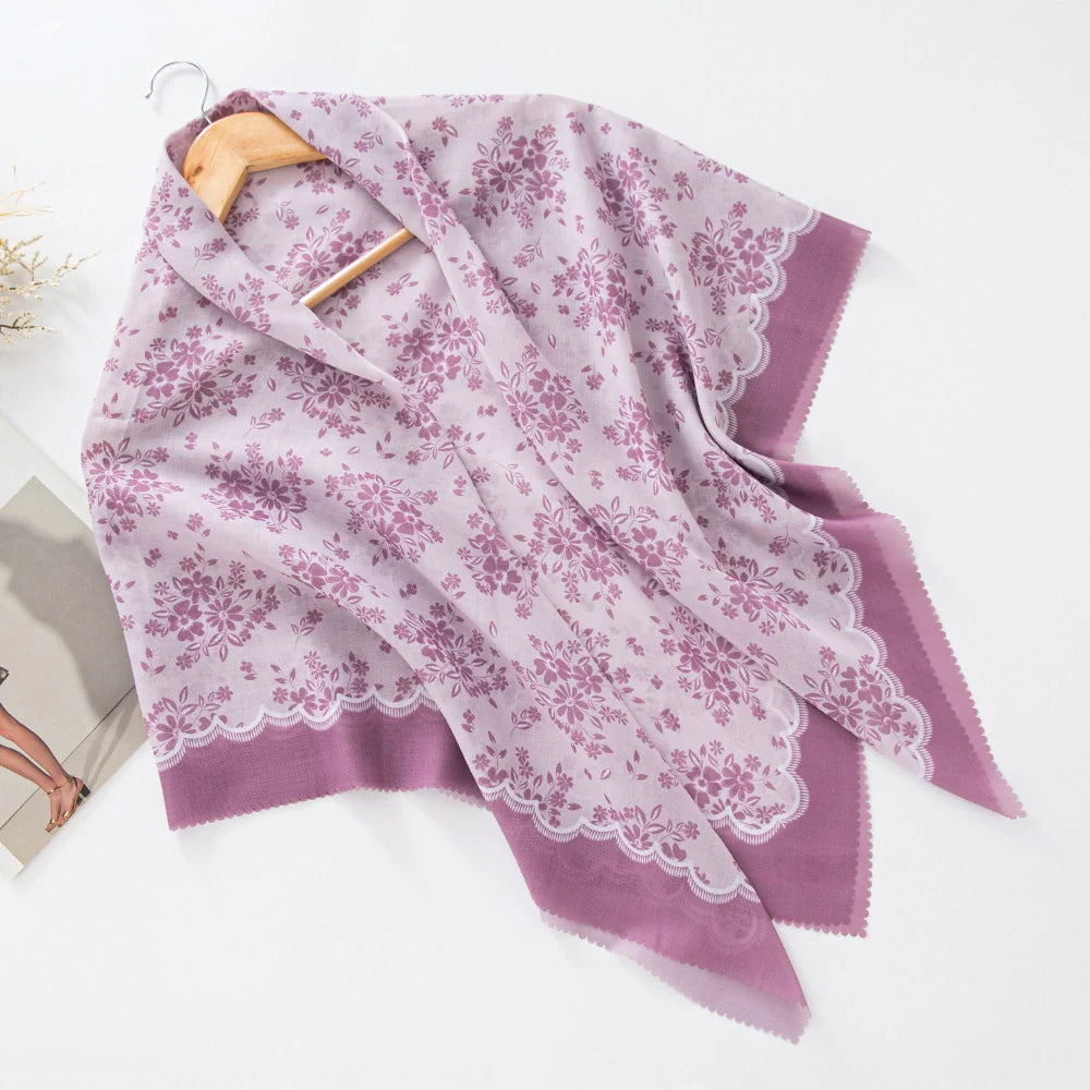 100 Color Wave Printed Hijab 1-25