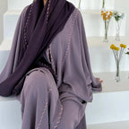 Elegant Cardigan with Hijab