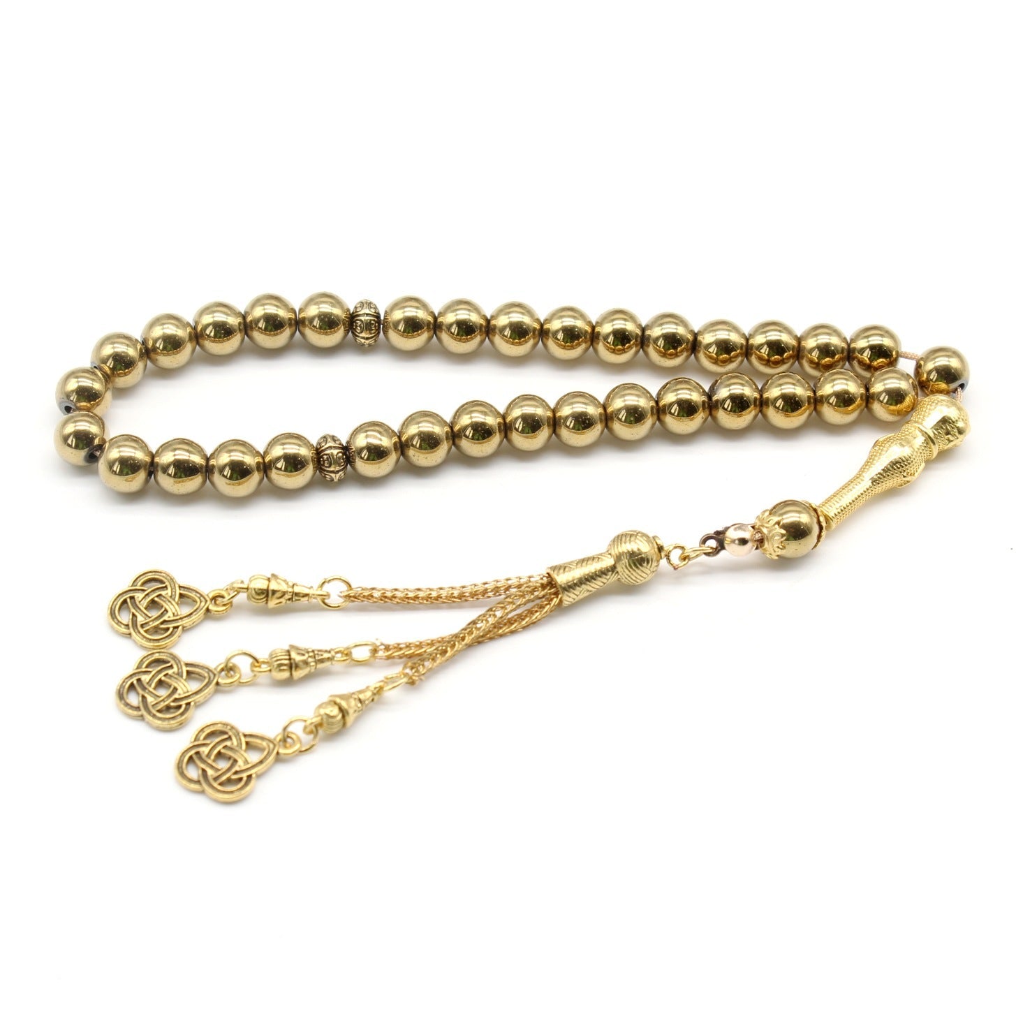 Black Gallstone Prayer Beads