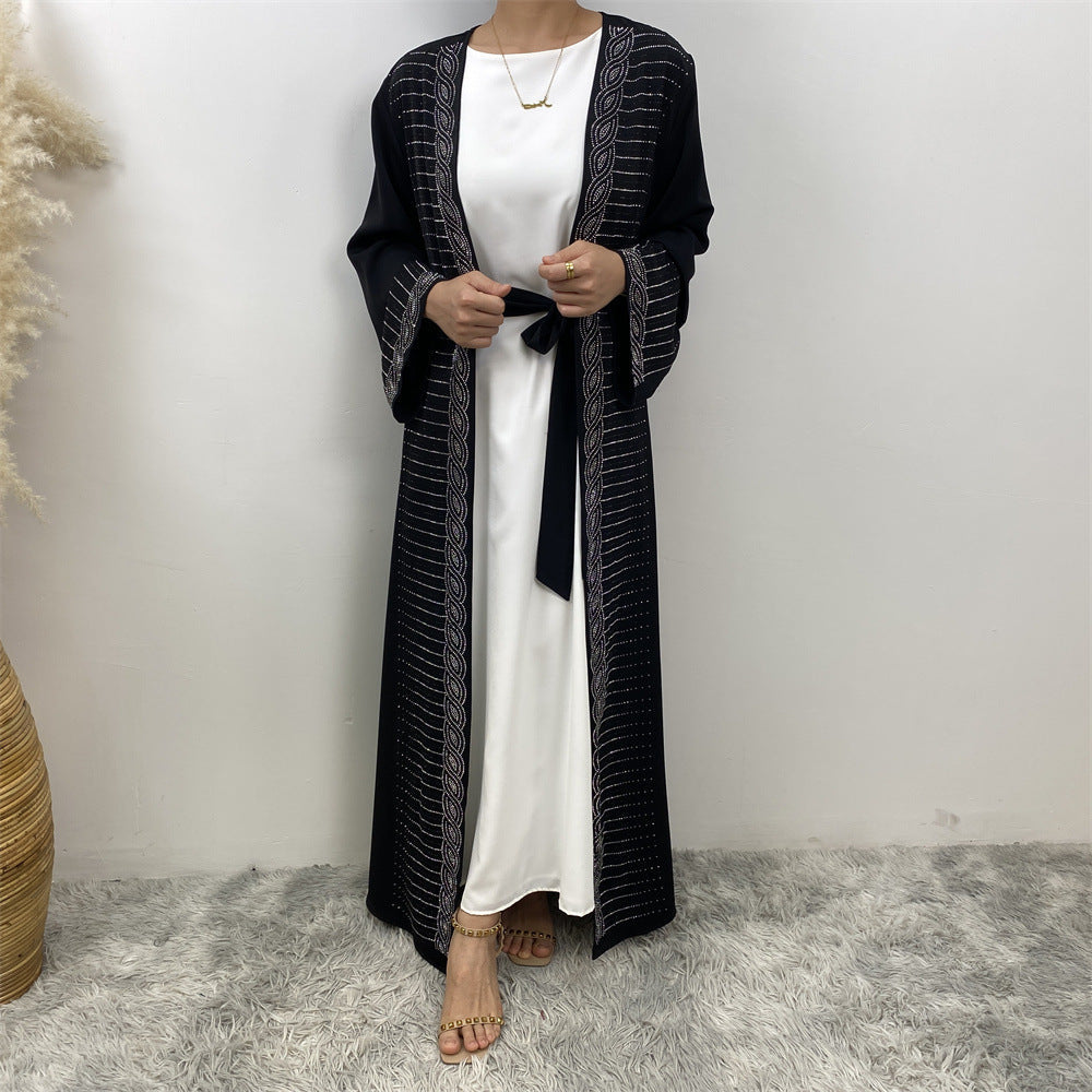 Twists Hot Drilling Abaya