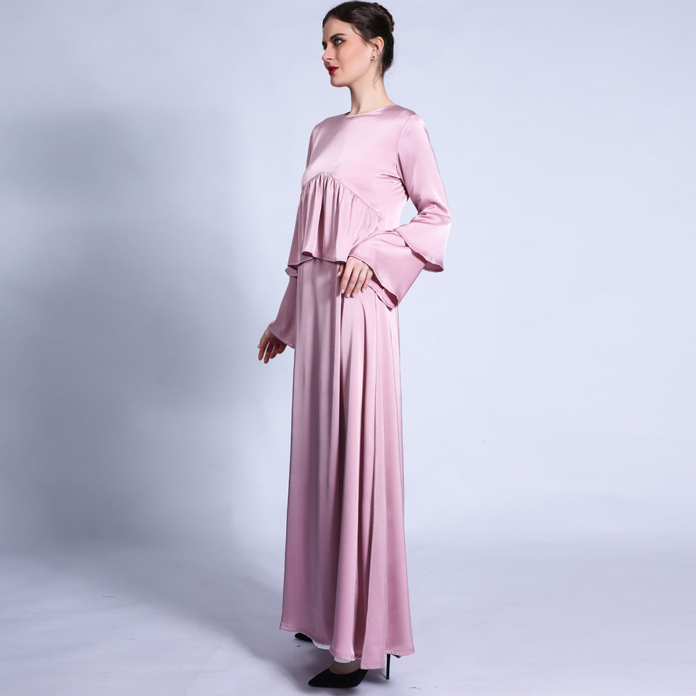 Double Layered Flared Sleeve Dress