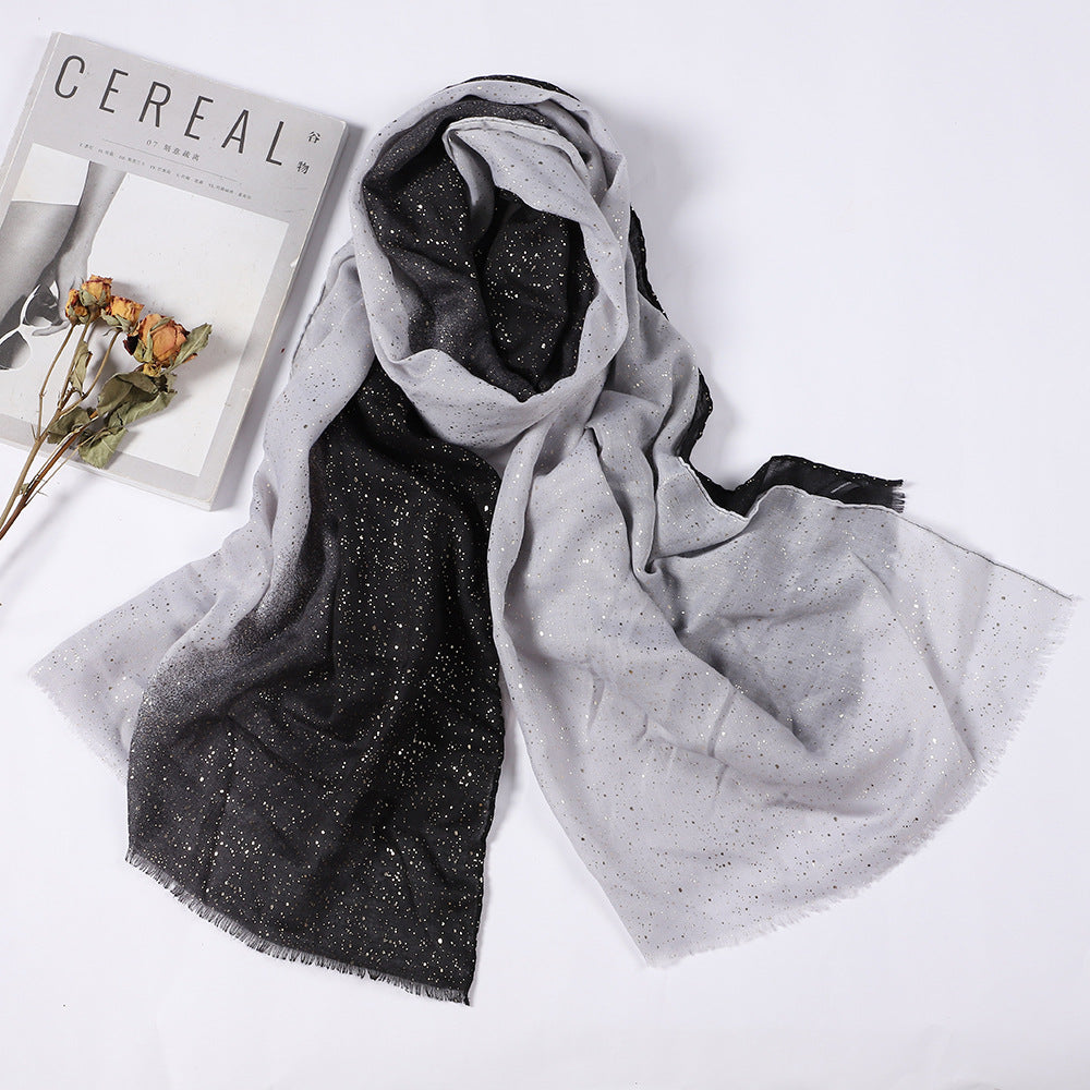 Lightweight Cotton Gradient Hijab