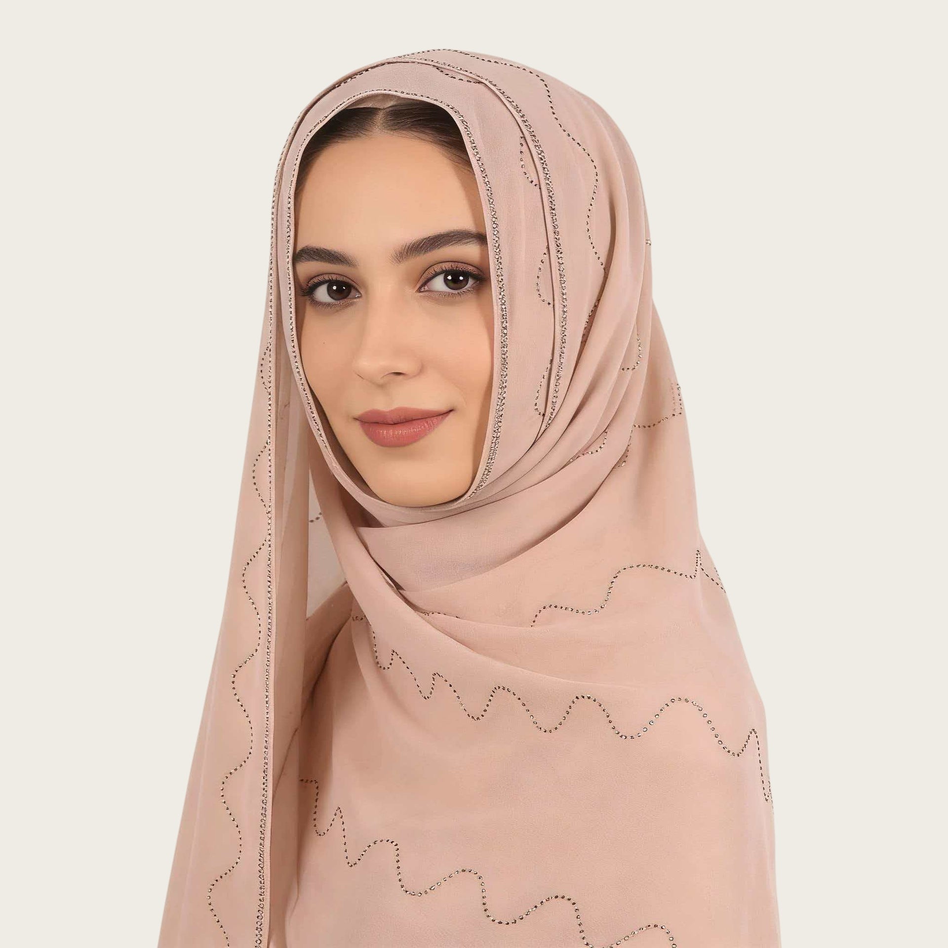 Lightweight Golden Chiffon Hijab