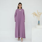 Solid Color Various Styles Abaya Dresses