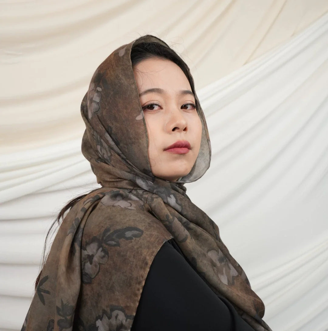 Tie-dye Ethnic Print Hijab