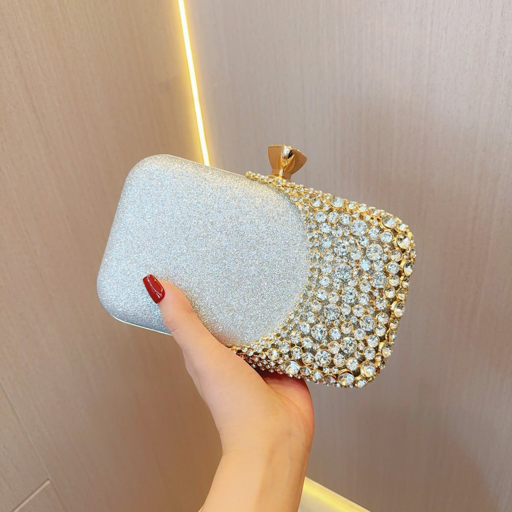 Sparkly Crystal Clutch Handbag