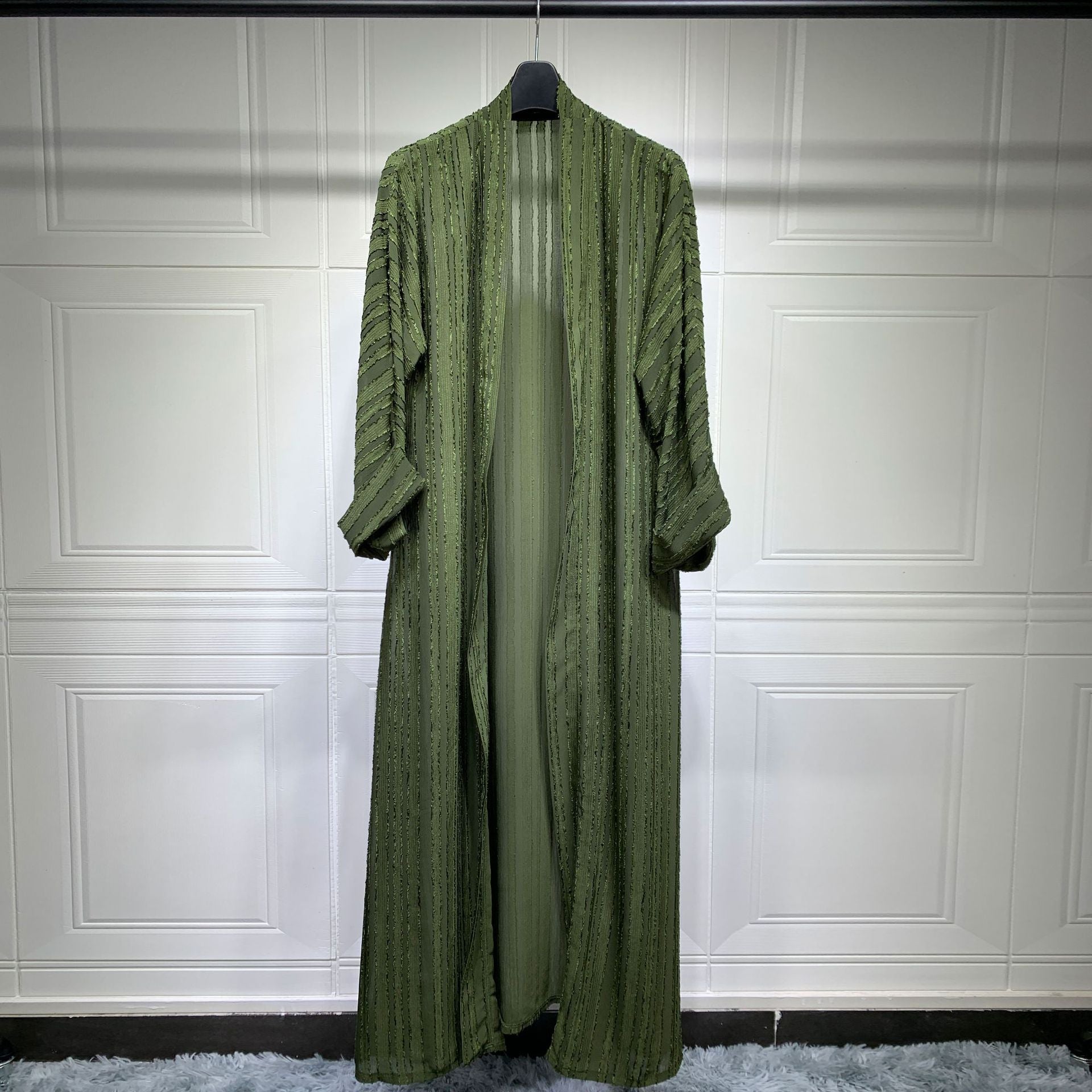 Striped Splicing Abaya