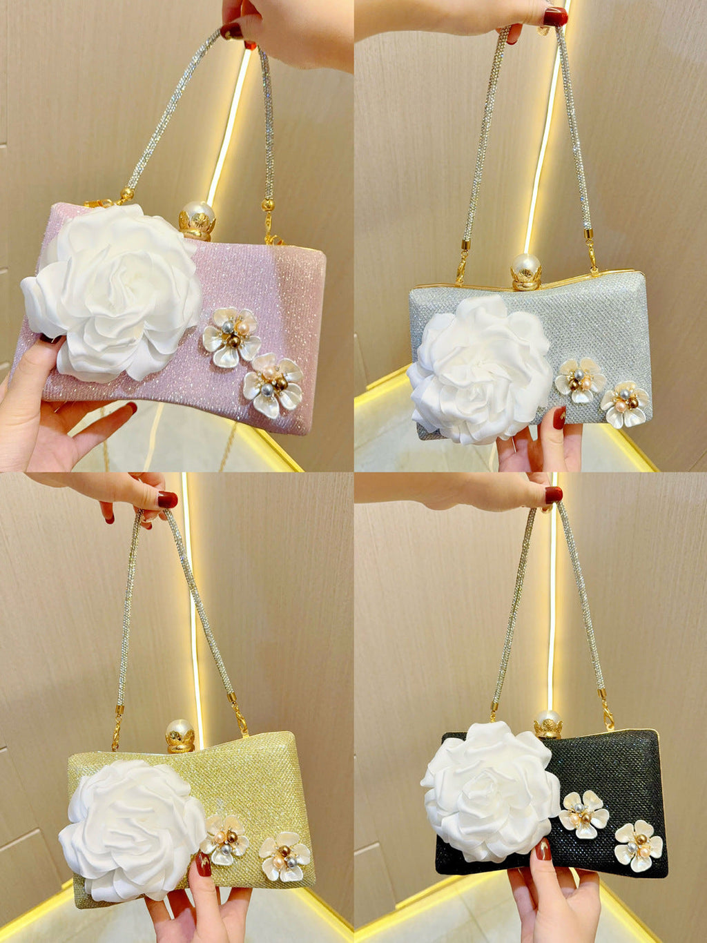 3D Flower Handbags