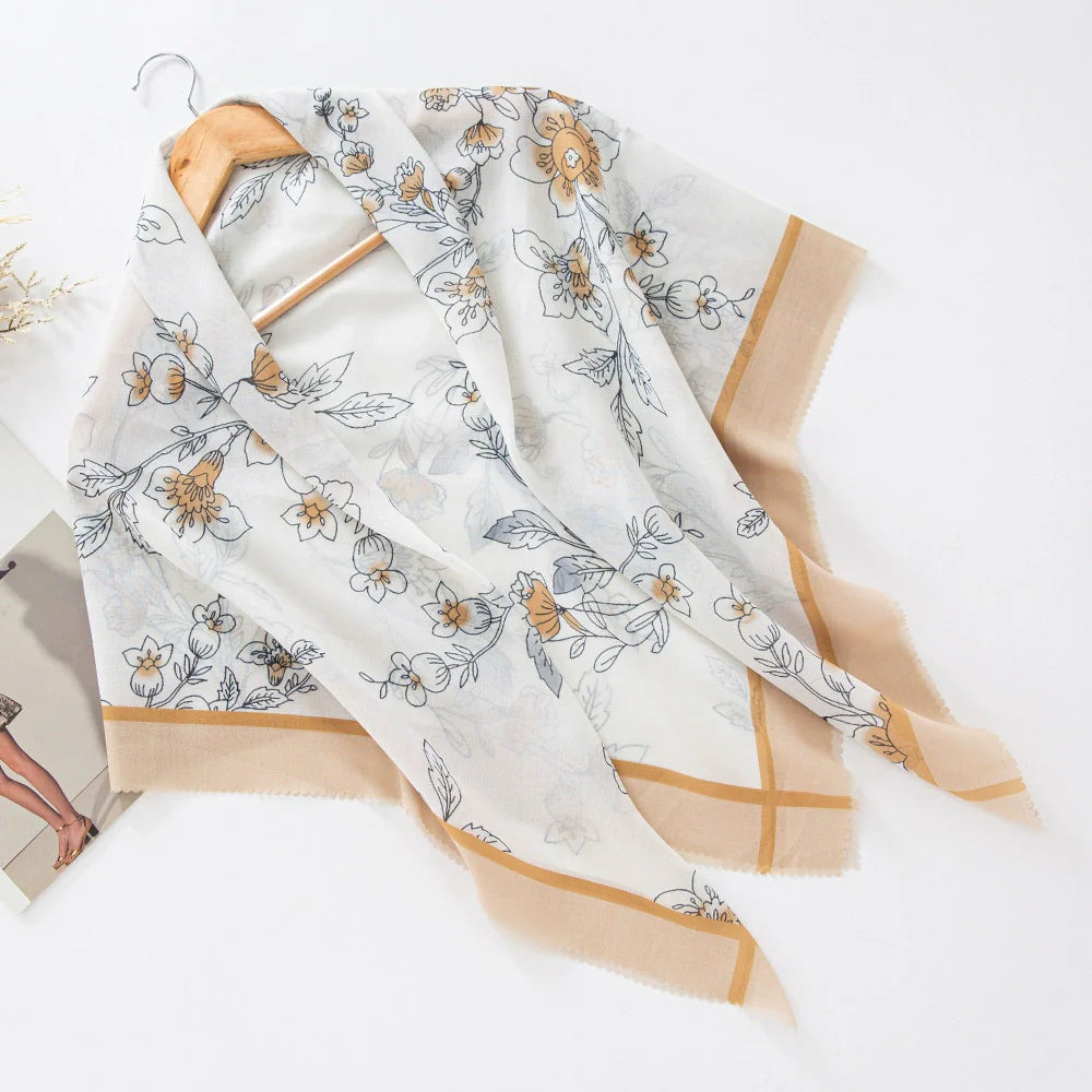 100 Color Wave Printed Hijab 1-25