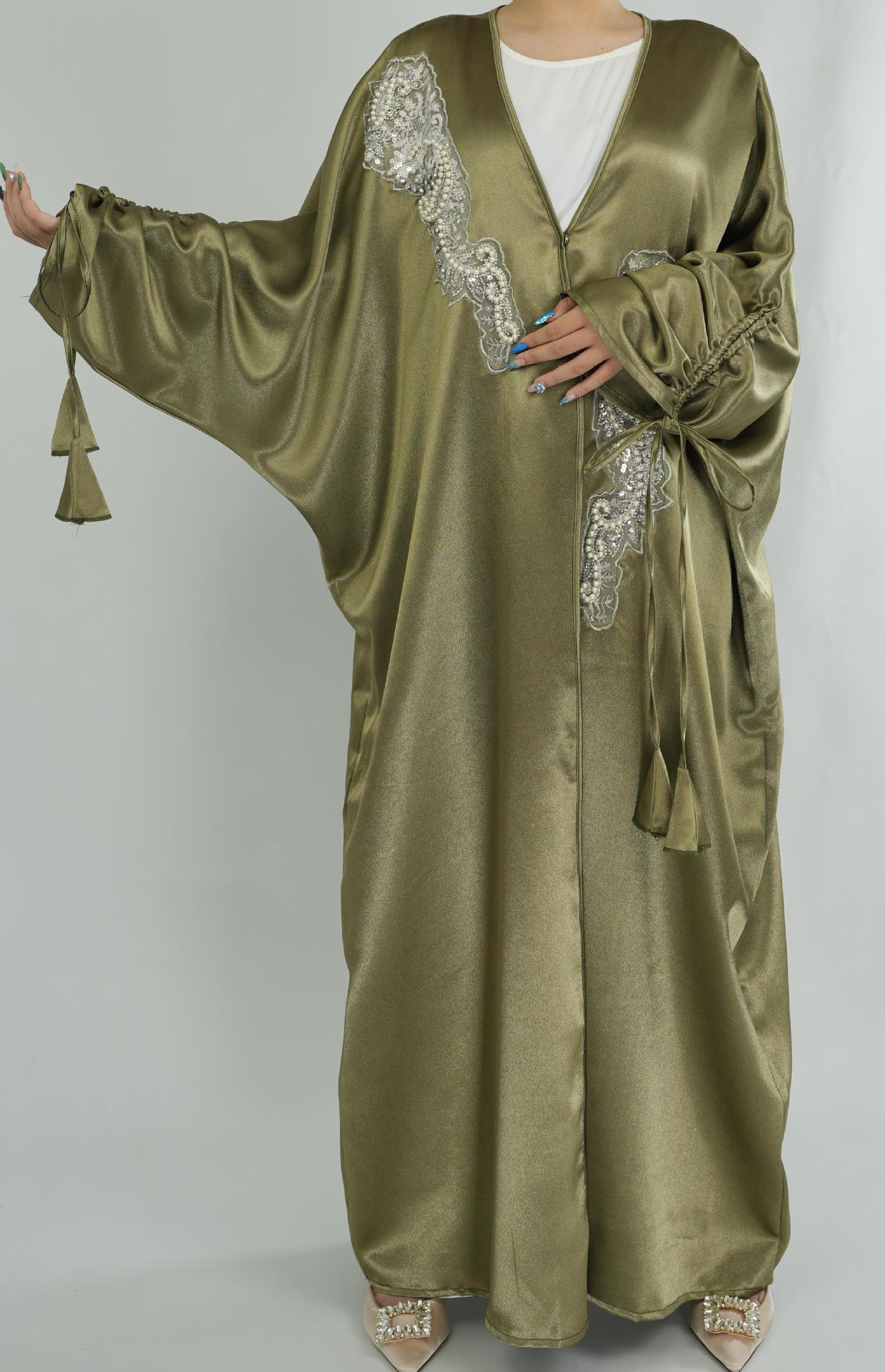 Sky Blue Embroidery Abayas