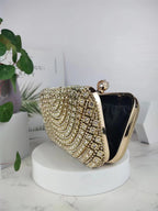 Beading Rhinestones Vintage Handbag