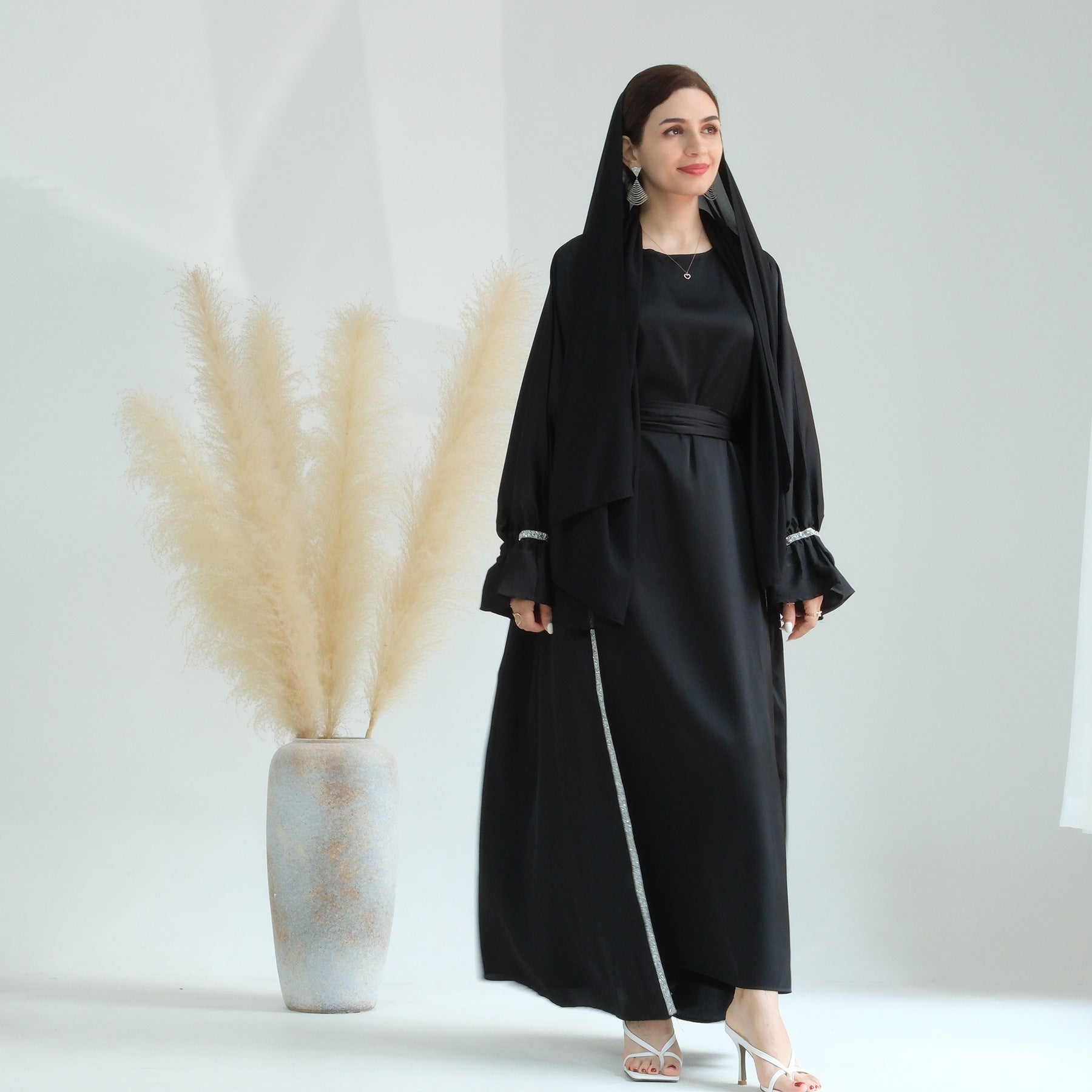 Lightweight Satin Abaya