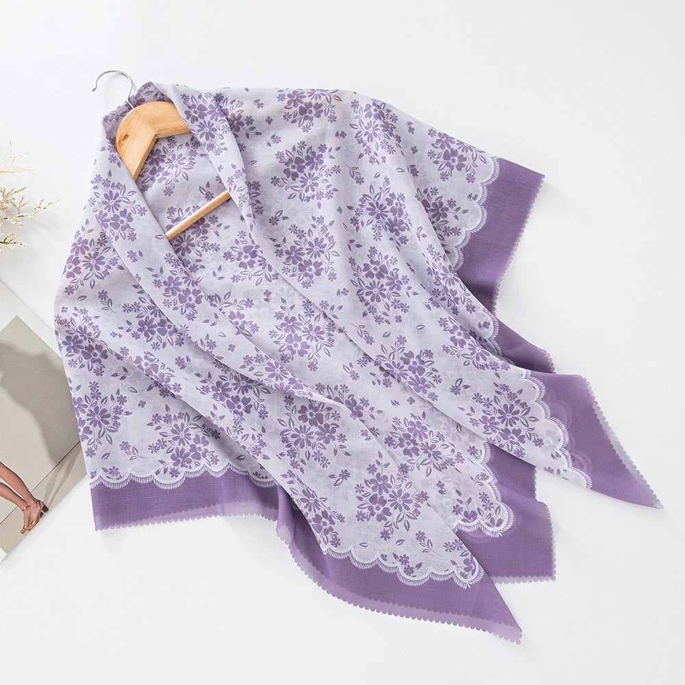 100 Color Wave Printed Hijab 1-25