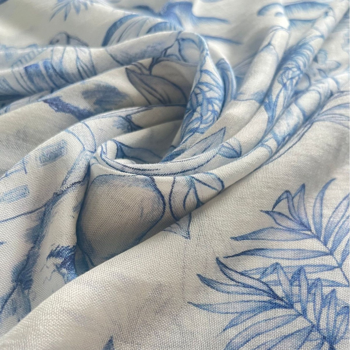 Watercolor Printed Modal Hijab Scarf