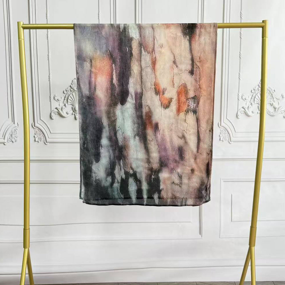 Watercolor Printed Hijab