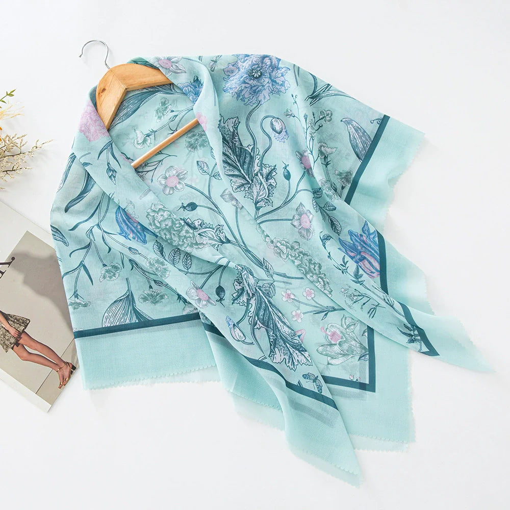 100 Color Wave Printed Hijab 1-25