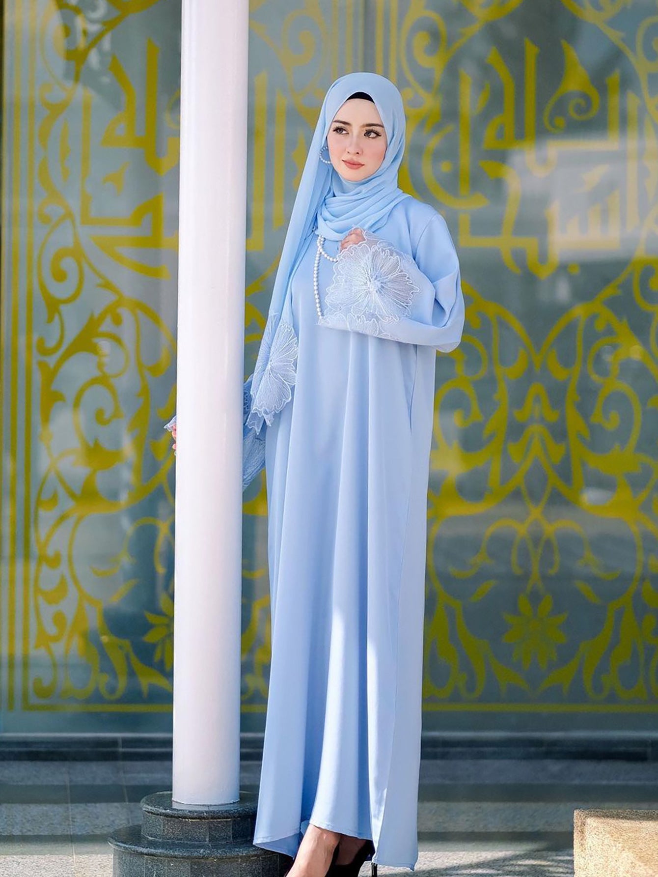 Flora Sleeve Soli Abaya