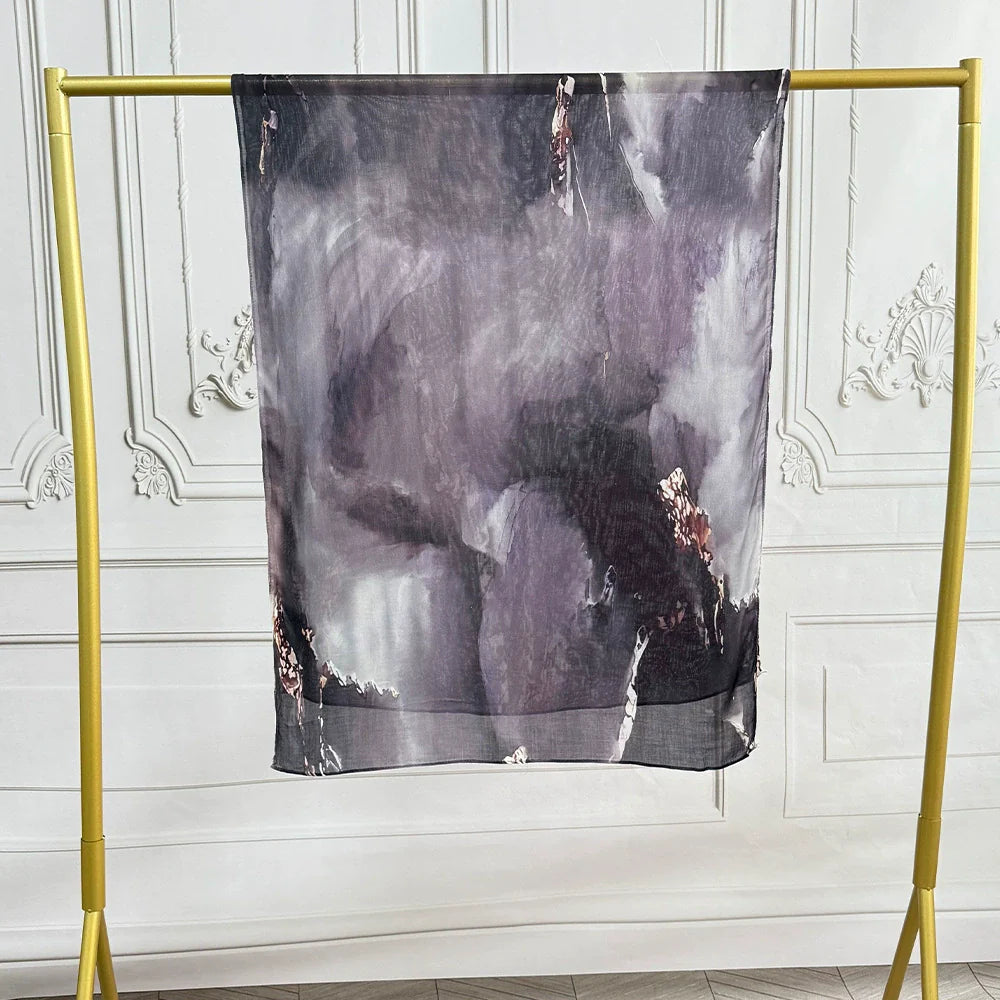 Watercolor Printed Hijab