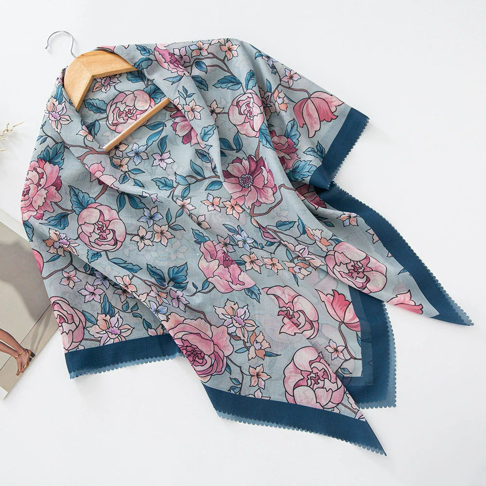 100 Color Wave Printed Hijab 1-25