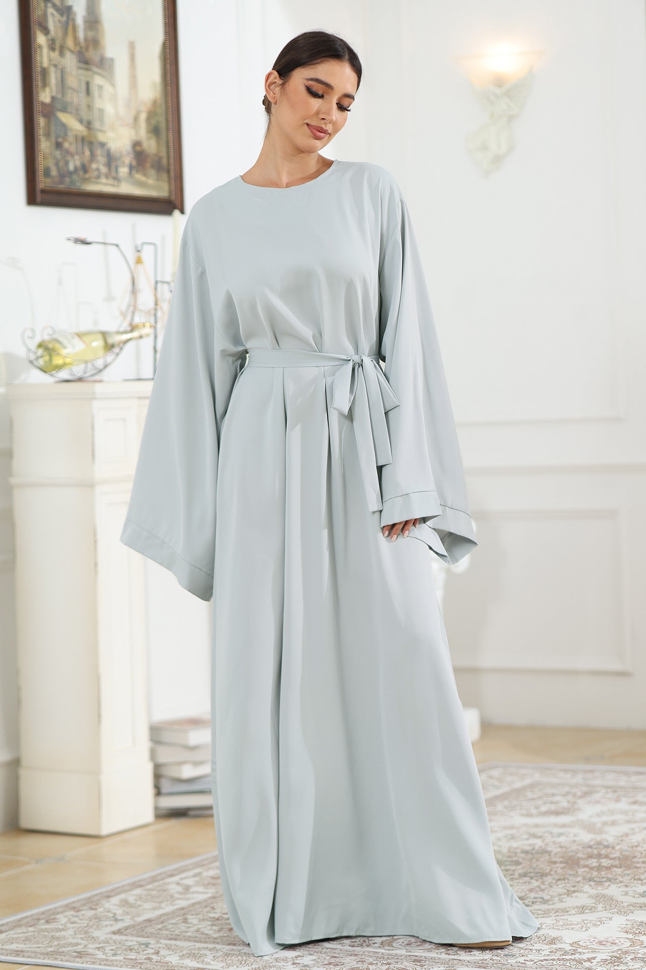 Modest Solid Dress