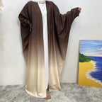Gradient Batwing Sleeves Abayas
