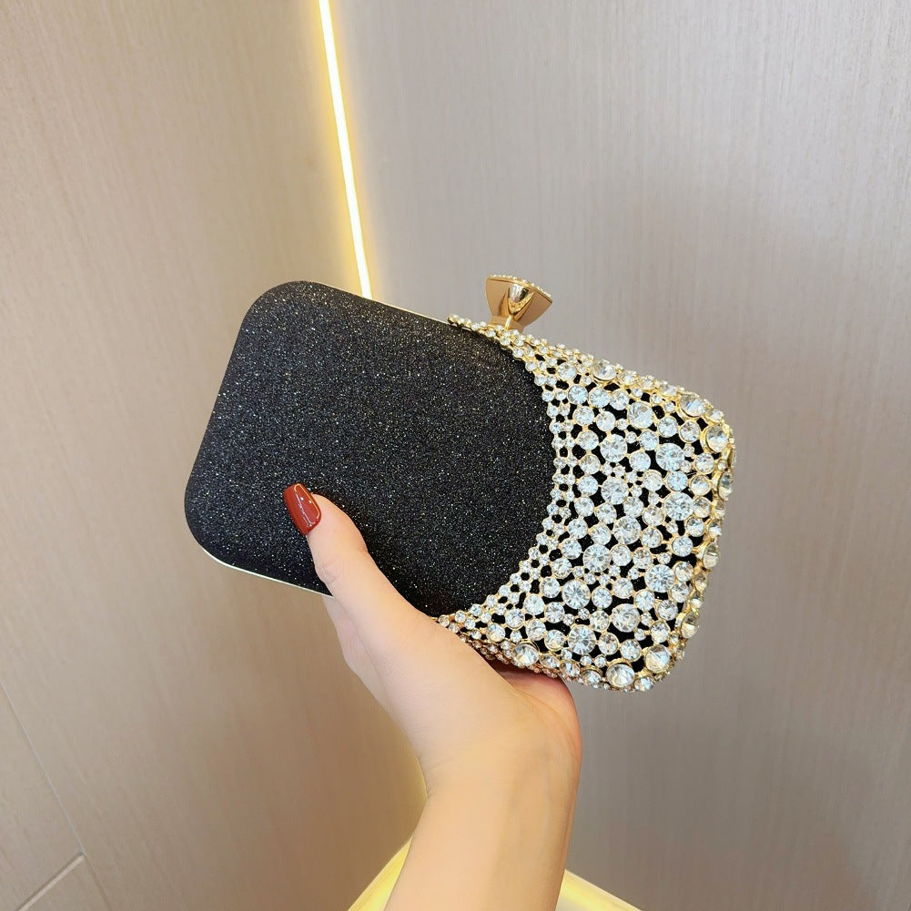 Sparkly Crystal Clutch Handbag
