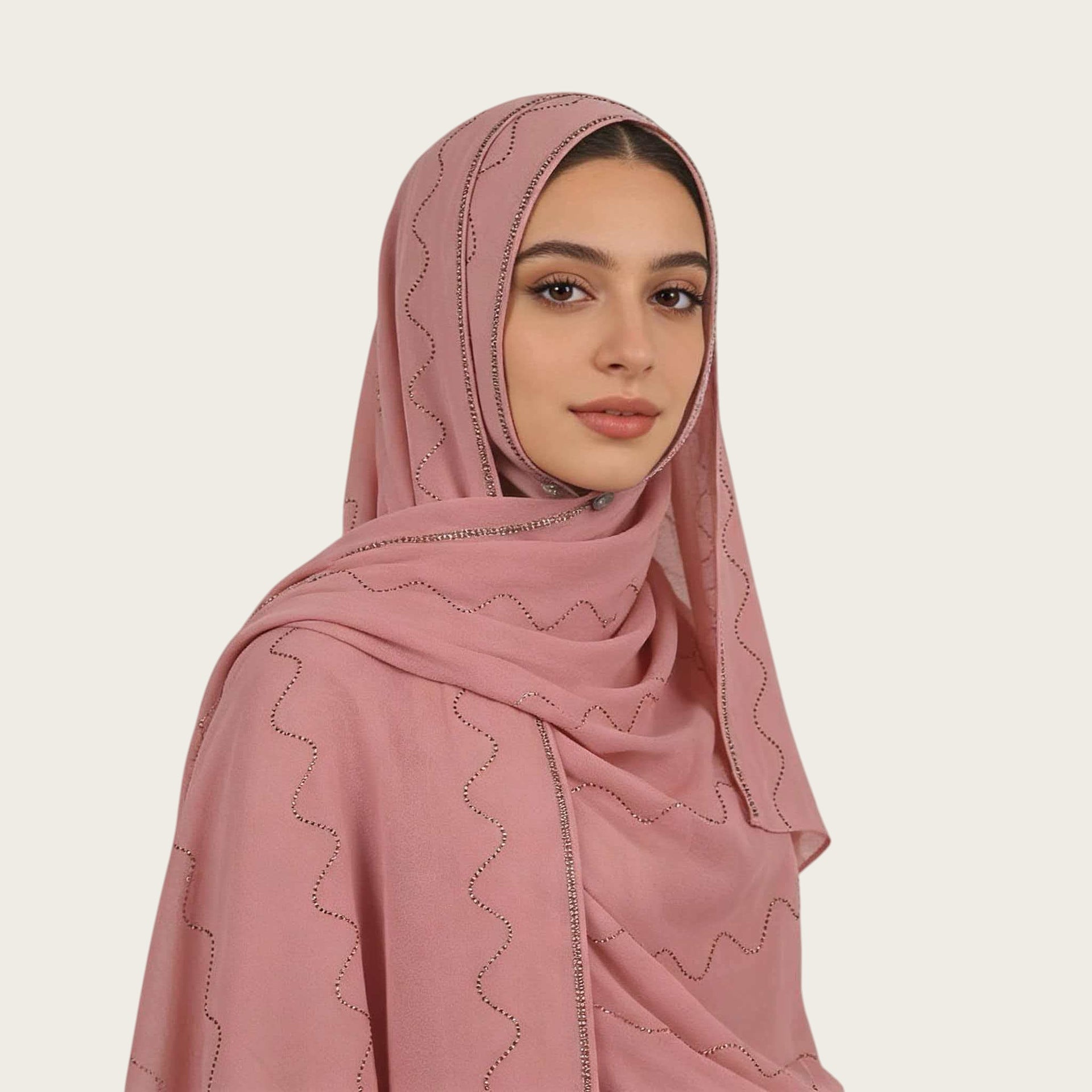 Lightweight Golden Chiffon Hijab