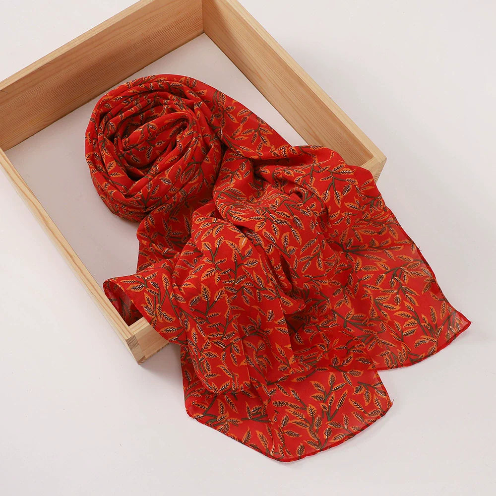 Rose Flower Printed Hijab