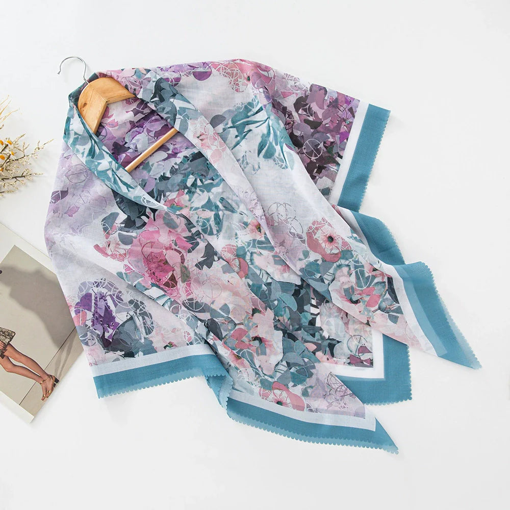 100 Color Wave Printed Hijab 26-50